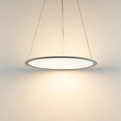 Deko-Light LED Panel, transparent rund, 50 W, DIM, 3000/3500/4000 K, Hellgrau