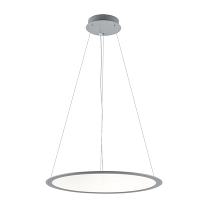 Deko-Light LED Panel, transparent rund, 50 W, DIM, 3000/3500/4000 K, Hellgrau