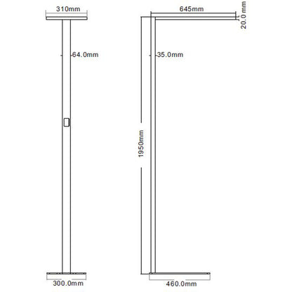Deko-Light Office One Transparent, dimmbar 55,00W silberfarben