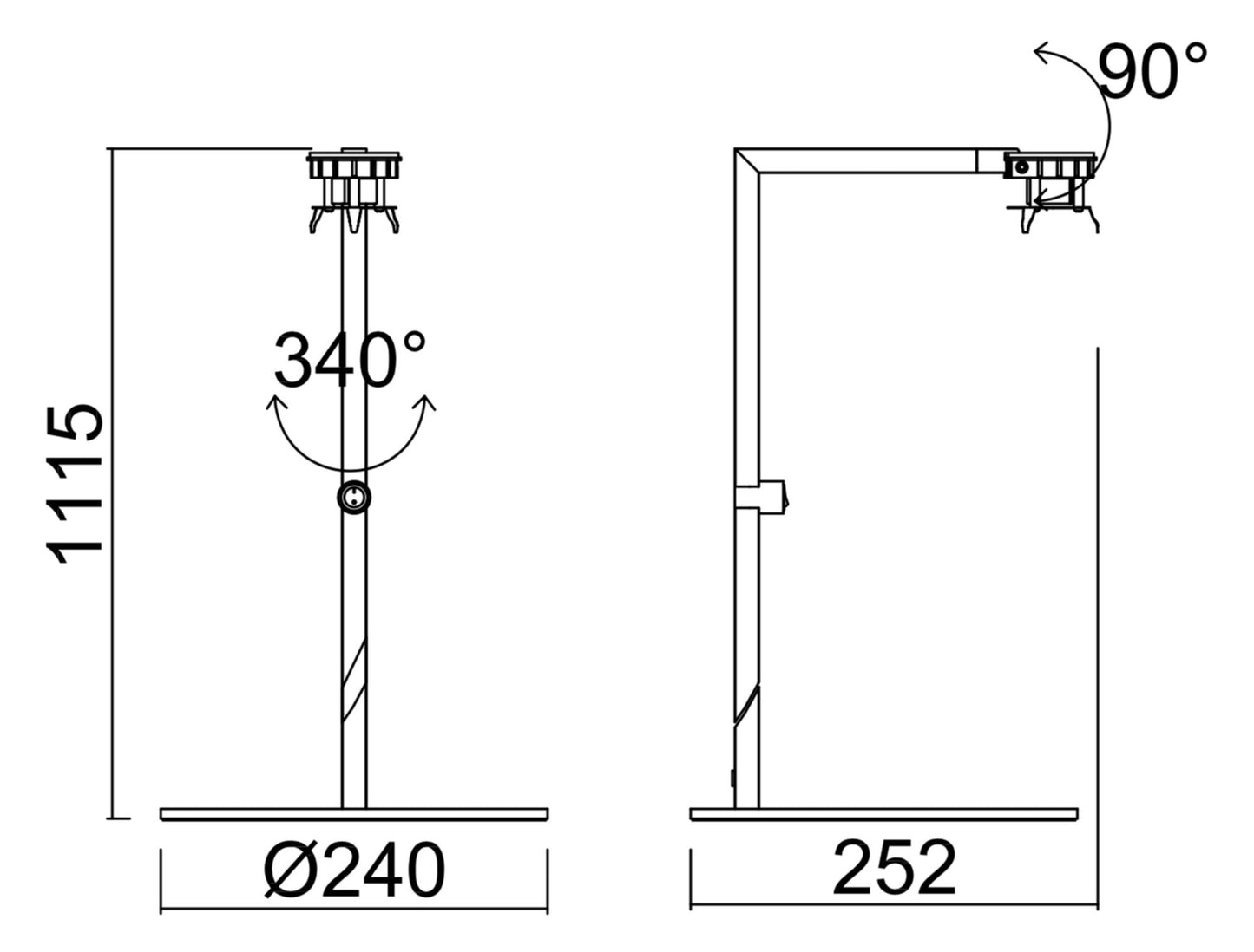 Deko-Light Can Tilt Base, 1x 7,5 W GU10, Weiß
