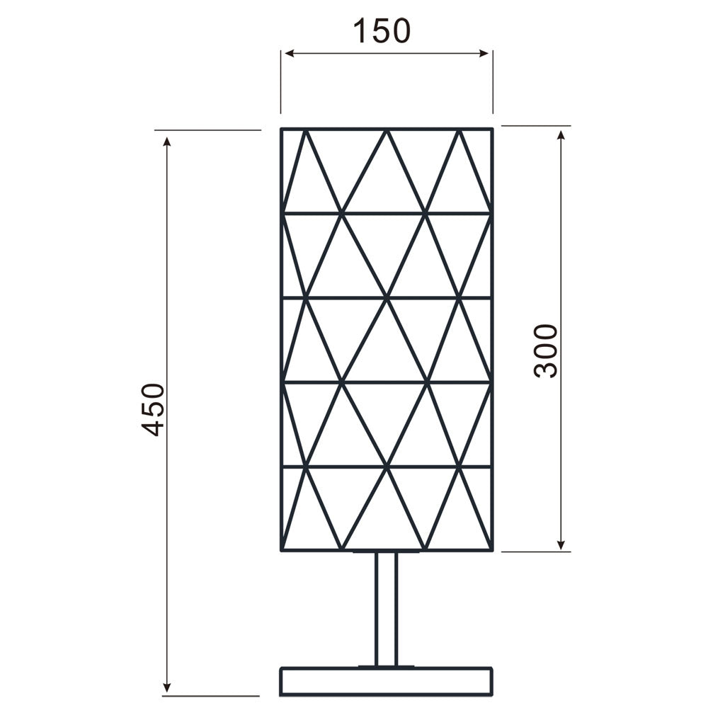 DEKOLIGHT 346003 Tischleuchte weiß 1xE27 60W 346003