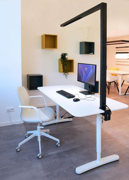 Deko-Light Office Three Standard, Motion, 80 W, DIM, 4000 K, Hellgrau