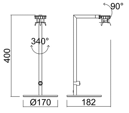 Deko-Light Can Tilt Base, 1x 7,5 W GU10, Weiß