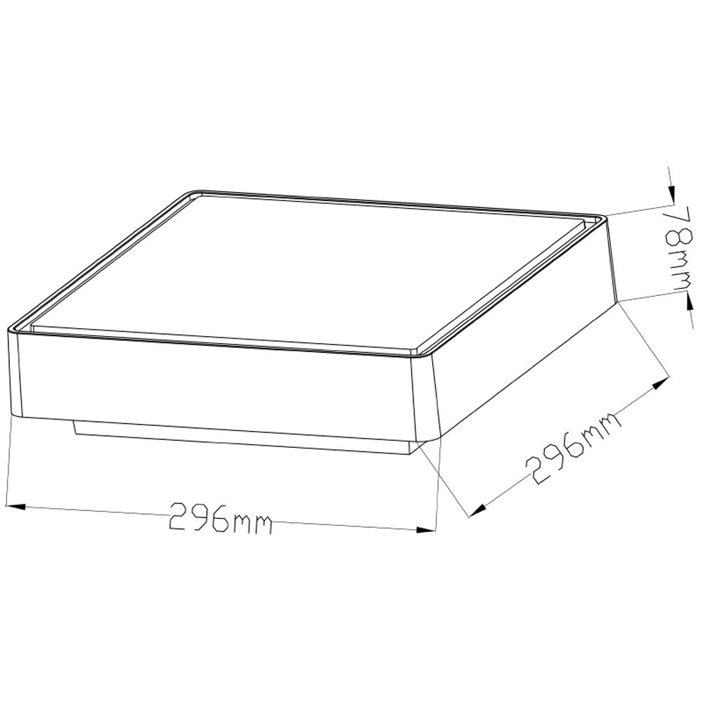 Deko-Light Quadrata II 16W grau