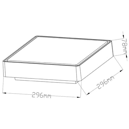 Deko-Light Quadrata II 16W grau