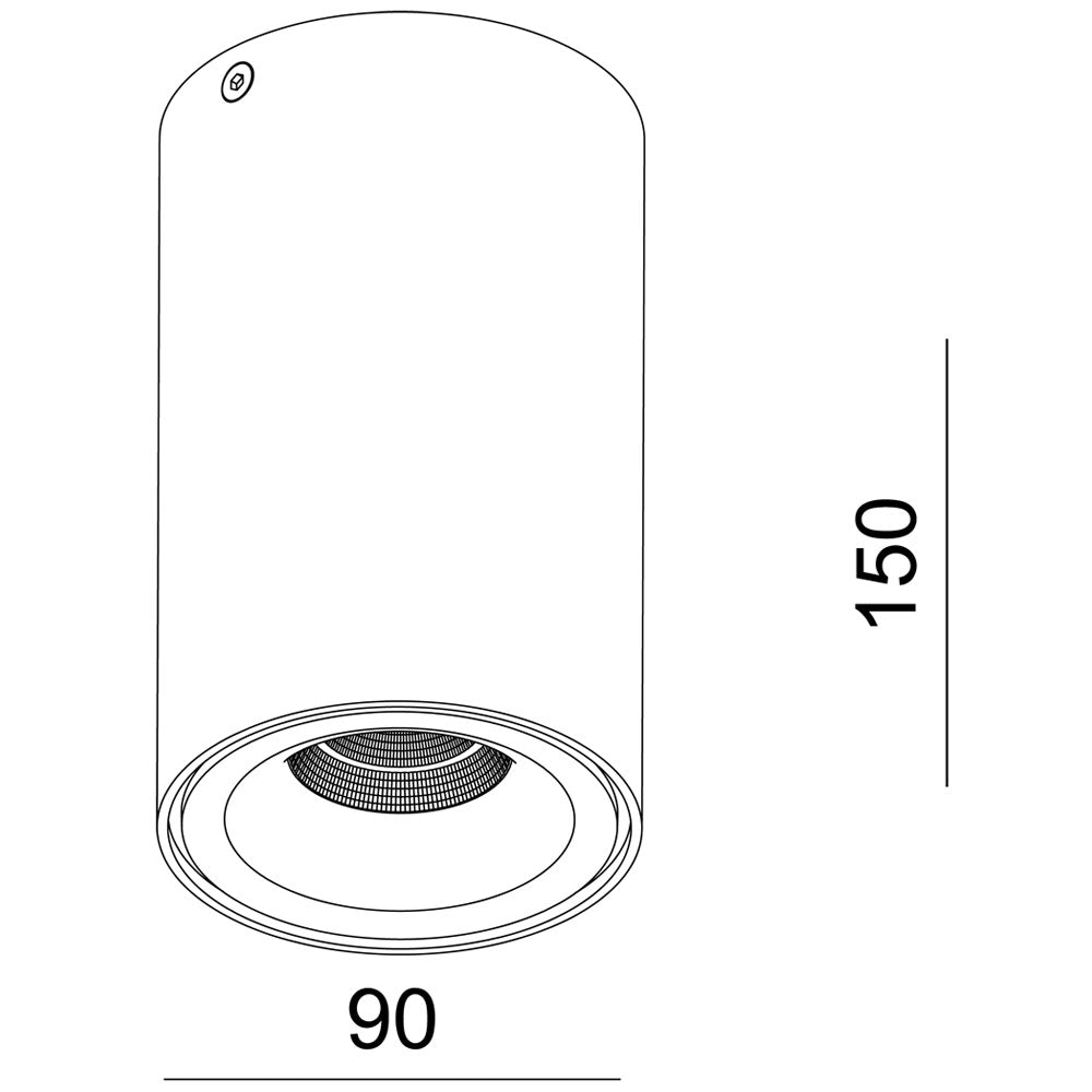 Deko-Light Bengala LED 11,2W schwarz