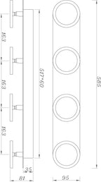 Deko-Light Dubhe IV 25,2W Weiß-matt