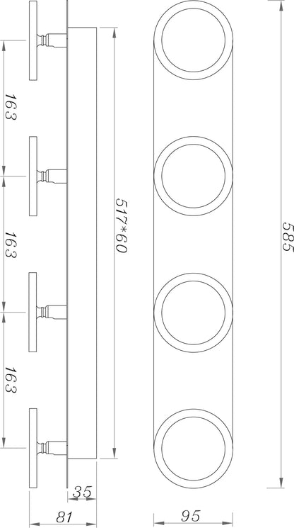 Deko-Light Dubhe IV 25,2W Weiß-matt