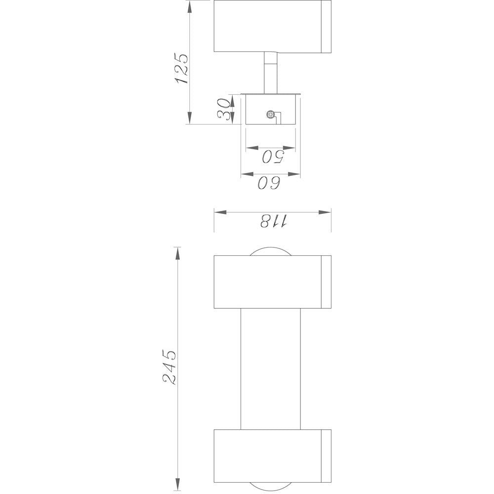 DEKO-LIGHT 348038 LED Deckenaufbl. ws.matt ww. 11W 348038