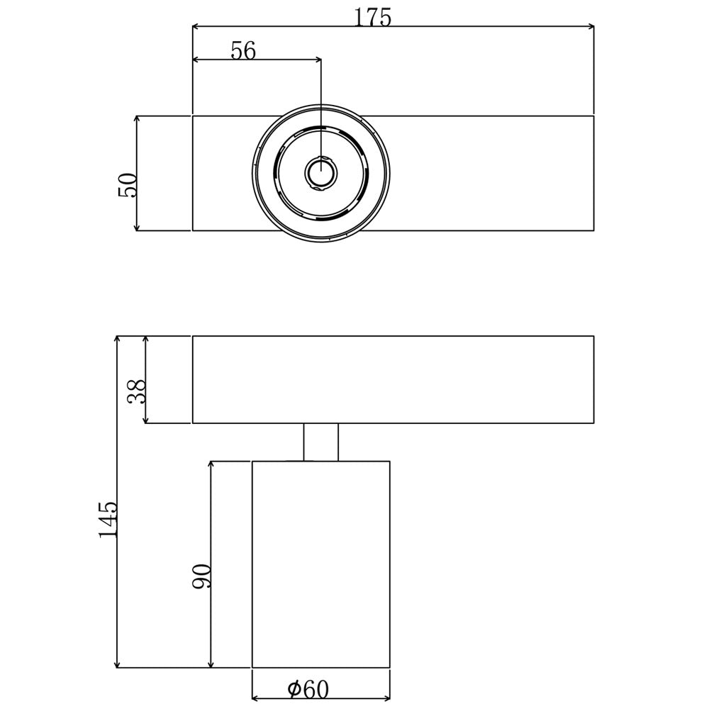 DEKOLIGHT 348042 Deckenaufbauleuchte Klara I 348042