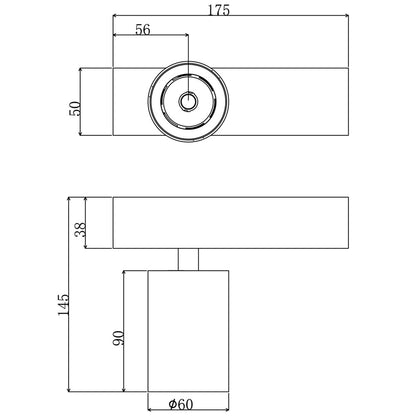 DEKOLIGHT 348042 Deckenaufbauleuchte Klara I 348042
