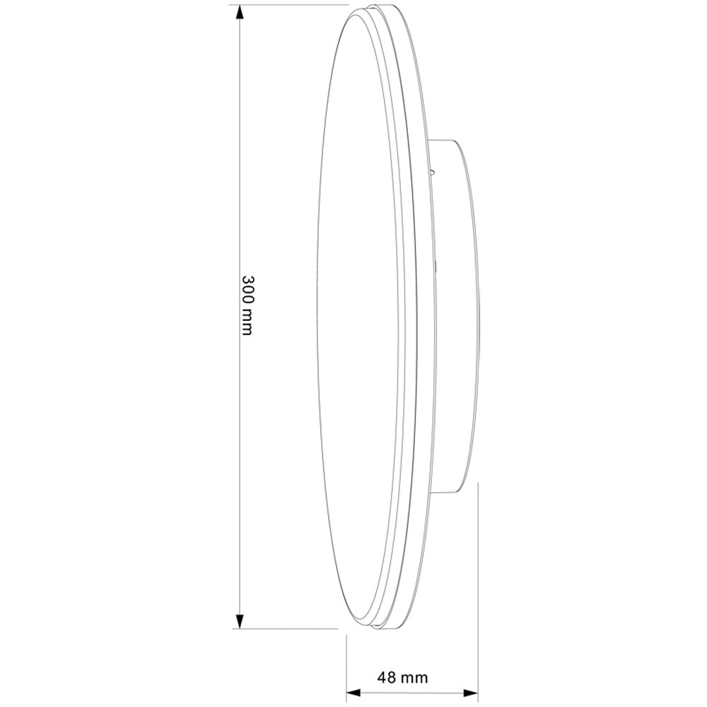 DEKOLIGHT 348072 LED Wand+Dela dunkelgrau m.BWM18W 348072