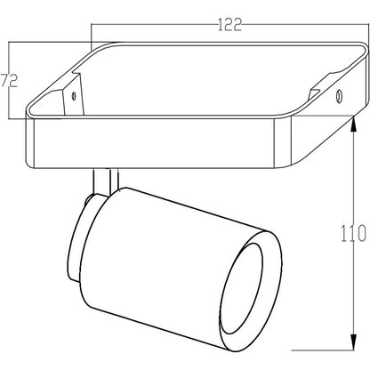 DEKOLIGHT 348073 Deckenaufbauleuchte Librae Linear 348073