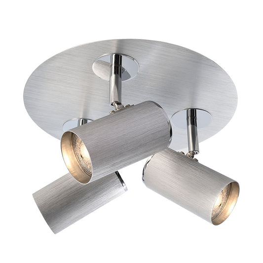 DEKOLIGHT 348087 Rondel 3fl.sil.chr.geb.3xGU10 50W 348087