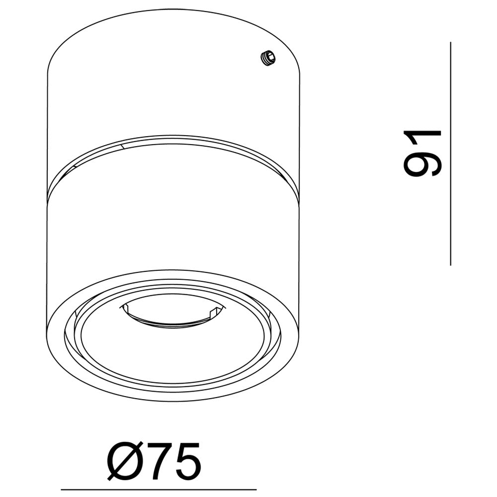 Deko-Light Uni II Mini 8W weiß