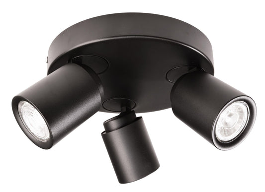 Deko-Light Librae Round III, 3x max. 50 W GU10, Schwarz