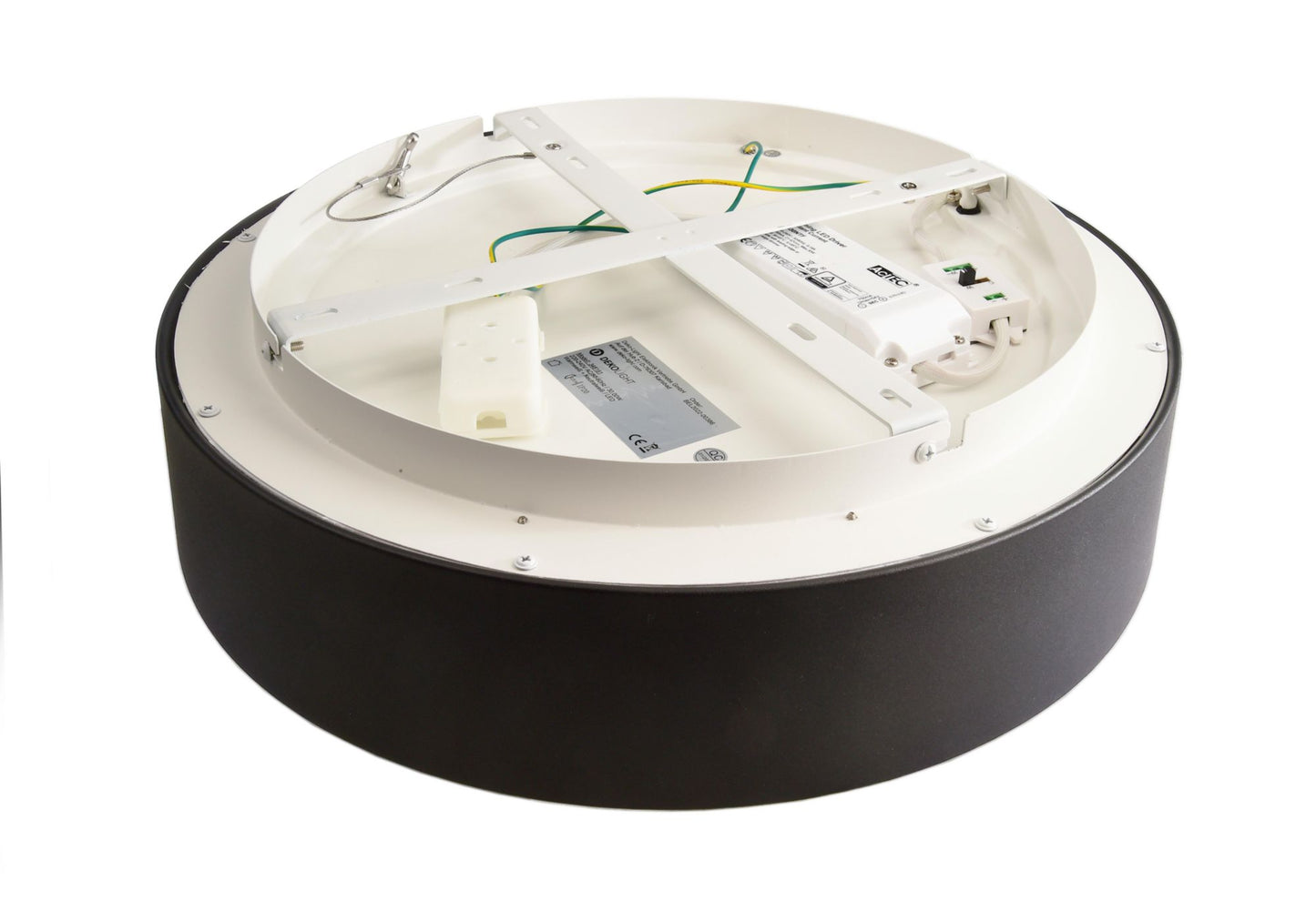 Deko-Light Sculptoris 400 mm, 30 W, DIM, 3000/4000 K, Schwarz