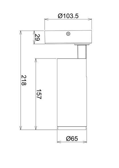 Deko-Light Lucea 10 CCT, Tilt, 10 W, DIM, 3000/4000 K, Schwarz