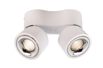 Deko-Light Uni 2 Mini Double, Tilt, 21 W, DIM, 2700 K, Weiß