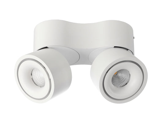 Deko-Light Uni 2 Mini Double, Tilt, 21 W, DIM, 2700 K, Weiß