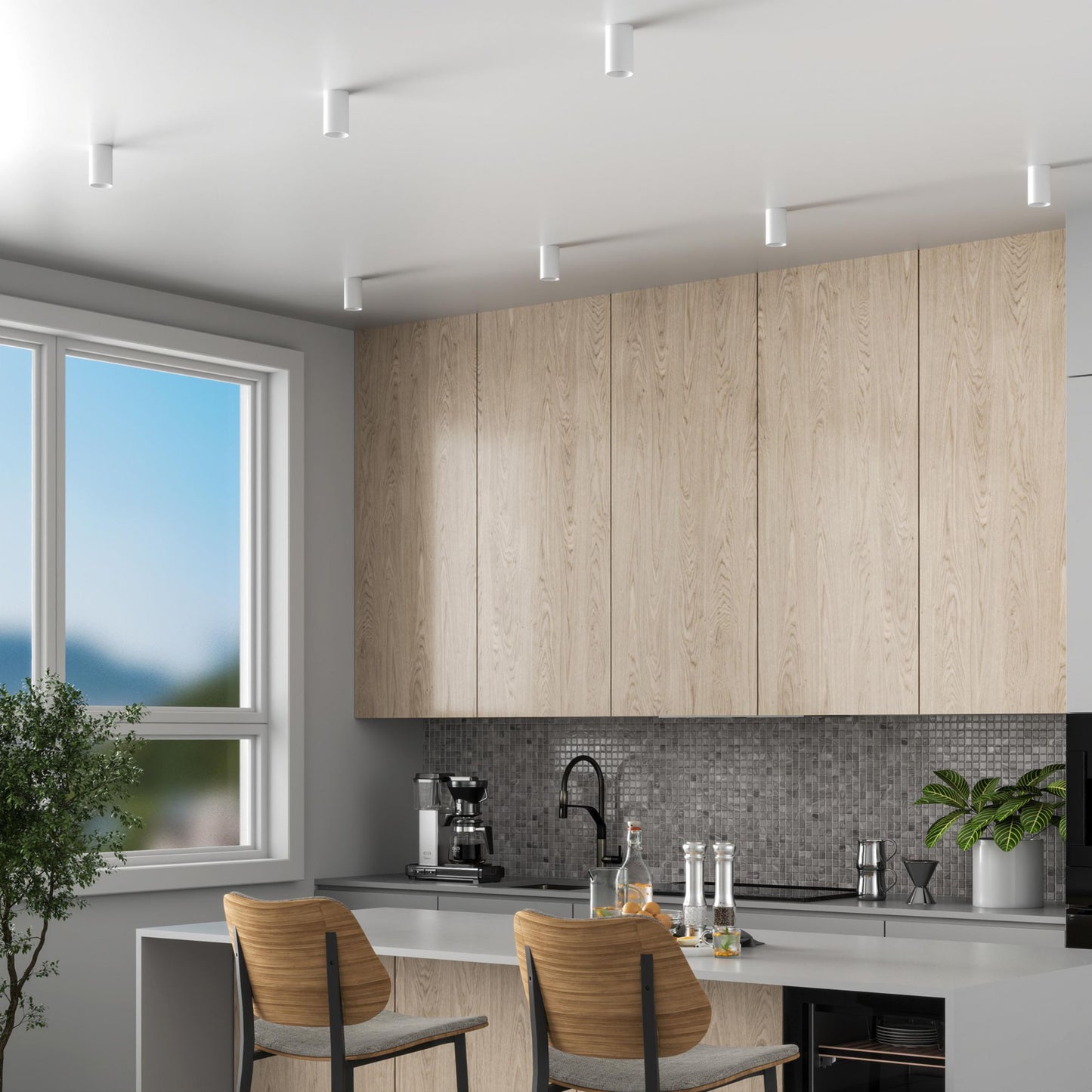 Deko-Light Can IP20, 1x 7,5 W GU10, Weiß