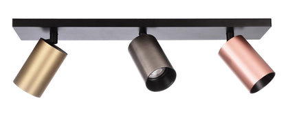 Deko-Light Can Tilt Square, 3x 7,5 W GU10, Schwarz
