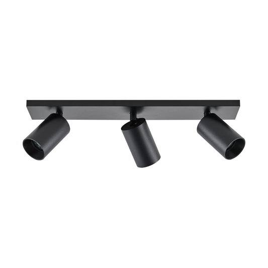 Deko-Light Can Tilt Square, 3x 7,5 W GU10, Schwarz