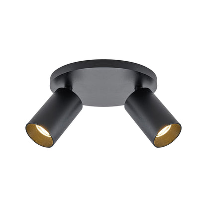 Deko-Light Can Tilt Round, 2x 7,5 W GU10, Schwarz