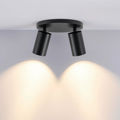 Deko-Light Can Tilt Round, 2x 7,5 W GU10, Schwarz