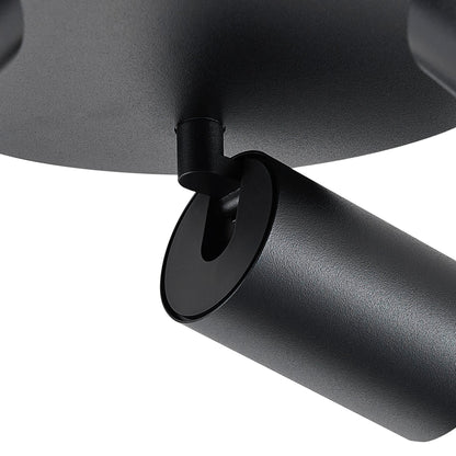 Deko-Light Can Tilt Round, 3x 7,5 W GU10, Schwarz