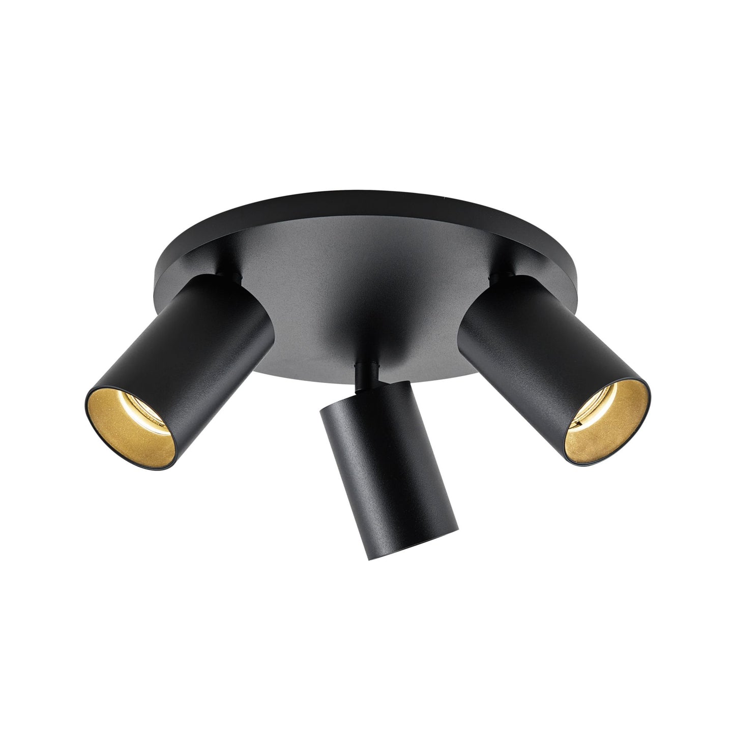 Deko-Light Can Tilt Round, 3x 7,5 W GU10, Schwarz