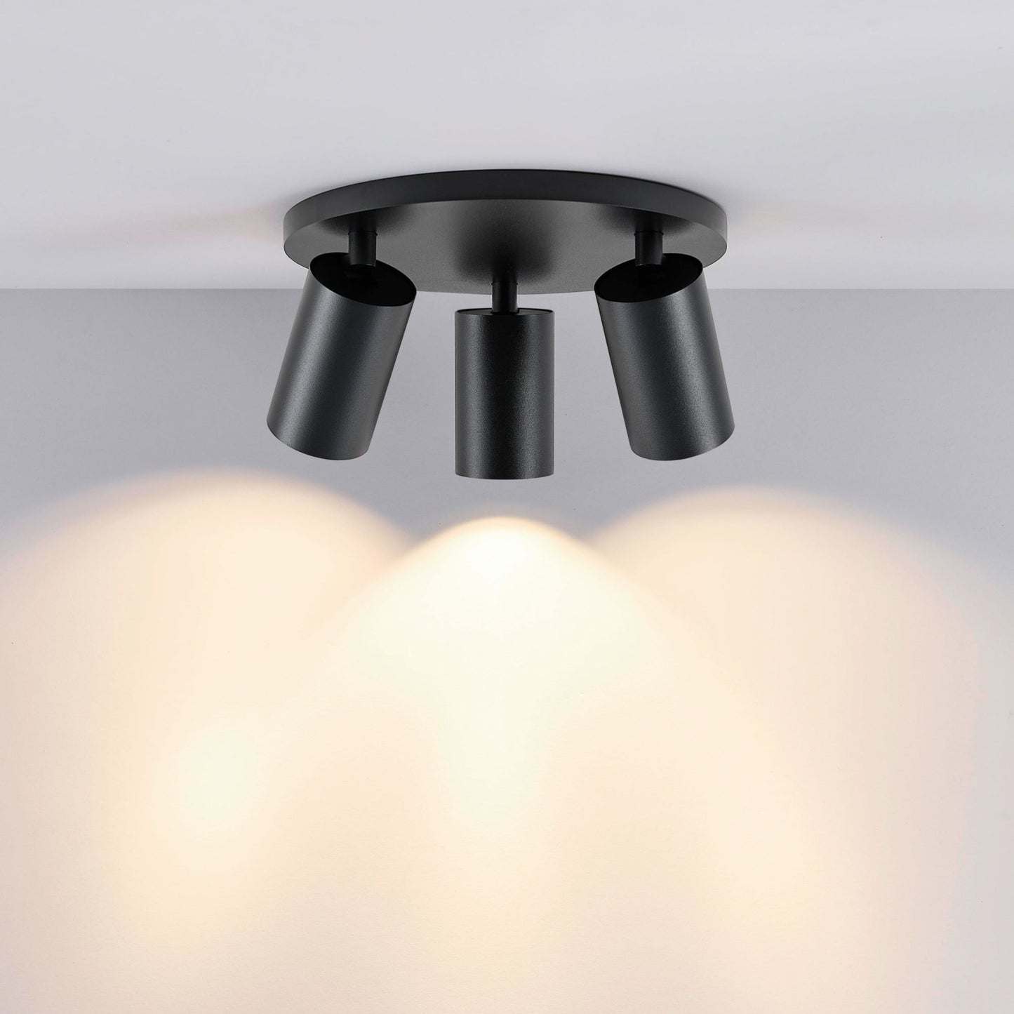Deko-Light Can Tilt Round, 3x 7,5 W GU10, Schwarz