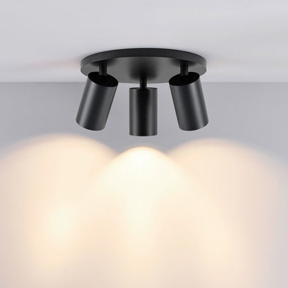 Deko-Light Can Tilt Round, 3x 7,5 W GU10, Schwarz