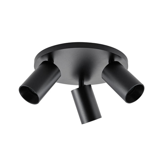 Deko-Light Can Tilt Round, 3x 7,5 W GU10, Schwarz