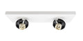 Deko-Light Can Tilt Square Base, 2x 7,5 W GU10, Weiß