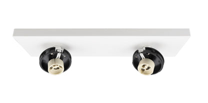 Deko-Light Can Tilt Square Base, 2x 7,5 W GU10, Weiß