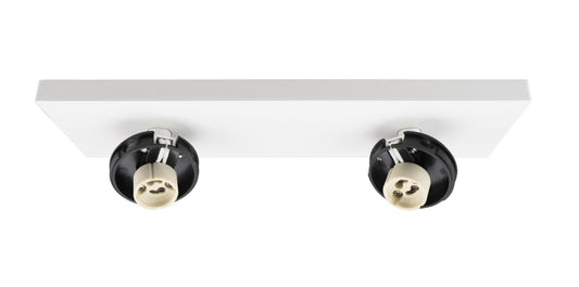 Deko-Light Can Tilt Square Base, 2x 7,5 W GU10, Weiß