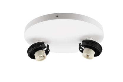 Deko-Light Can Tilt Round Base, 2x 7,5 W GU10, Weiß
