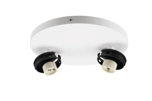 Deko-Light Can Tilt Round Base, 2x 7,5 W GU10, Weiß