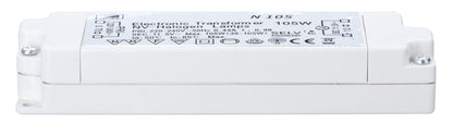 TIP Nice Price VDE Elektroniktrafo 35-105W 230/12V 105VA Weiß