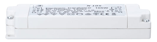 TIP Nice Price VDE Elektroniktrafo 35-105W 230/12V 105VA Weiß