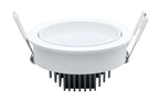TIP TIP EBL rund schwenkbar LED 3x4,5W 2700K 230V 88mm Weiß/Kunststoff