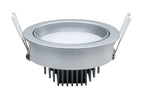 TIP TIP EBL rund schwenkbar LED 3x4,5W 2700K 230V 88mm Chrom matt/Kunststoff