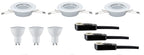TIP NicePrice EBL Set LED schwenkbar 3x3W 230V GU10 51mm Weiß