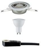 TIP NicePrice EBL Set LED schwenkbar 1x3W 230V GU10 51mm Eisen geb