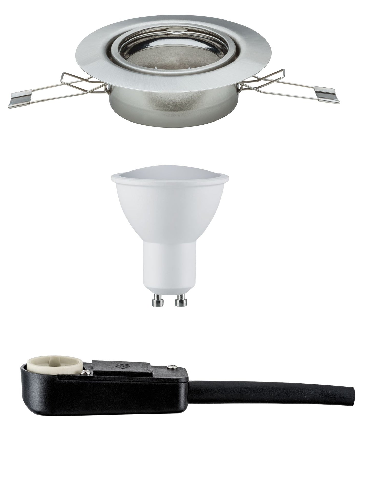 TIP NicePrice EBL Set LED schwenkbar 1x3W 230V GU10 51mm Eisen geb