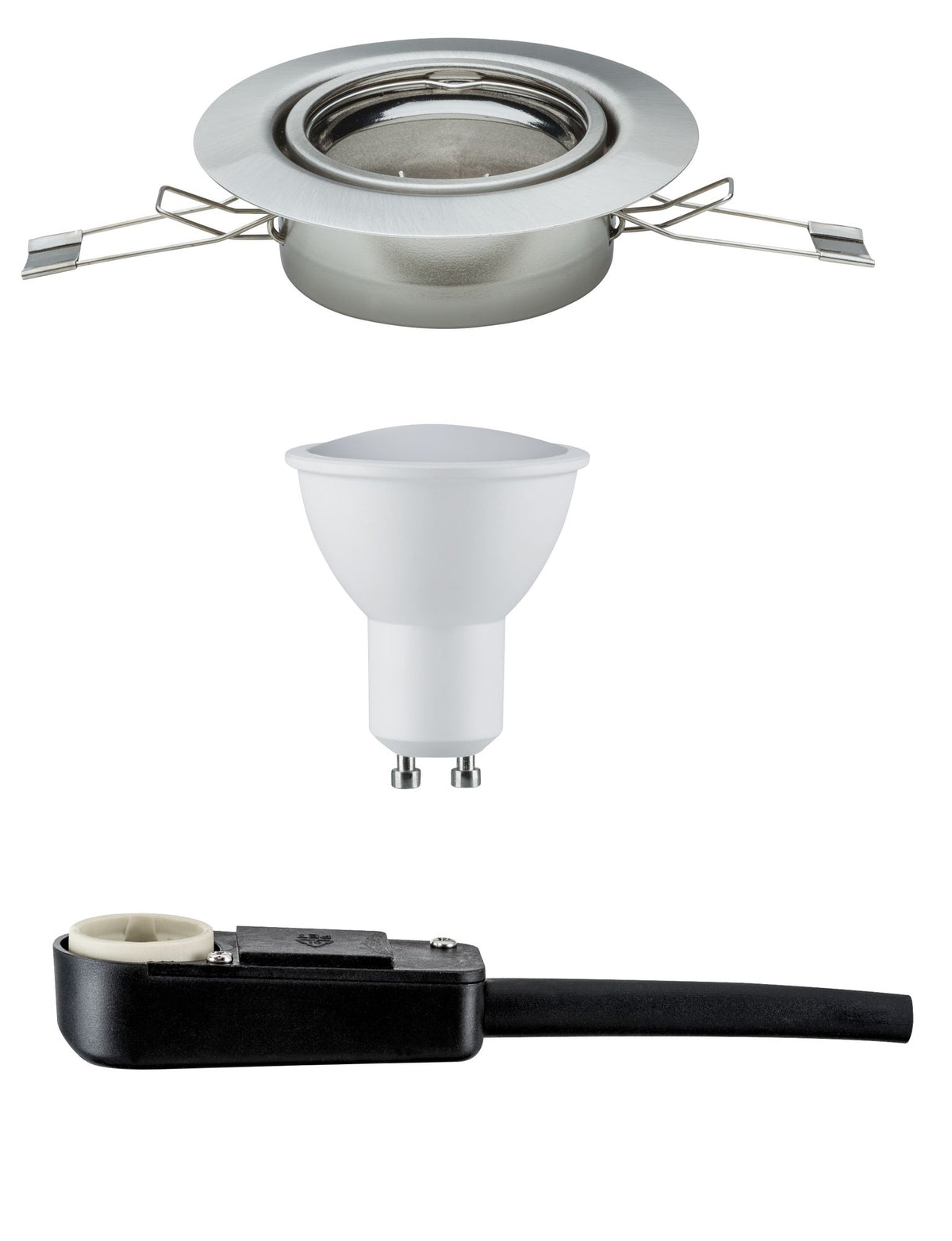 TIP NicePrice EBL Set LED schwenkbar 1x3W 230V GU10 51mm Eisen geb
