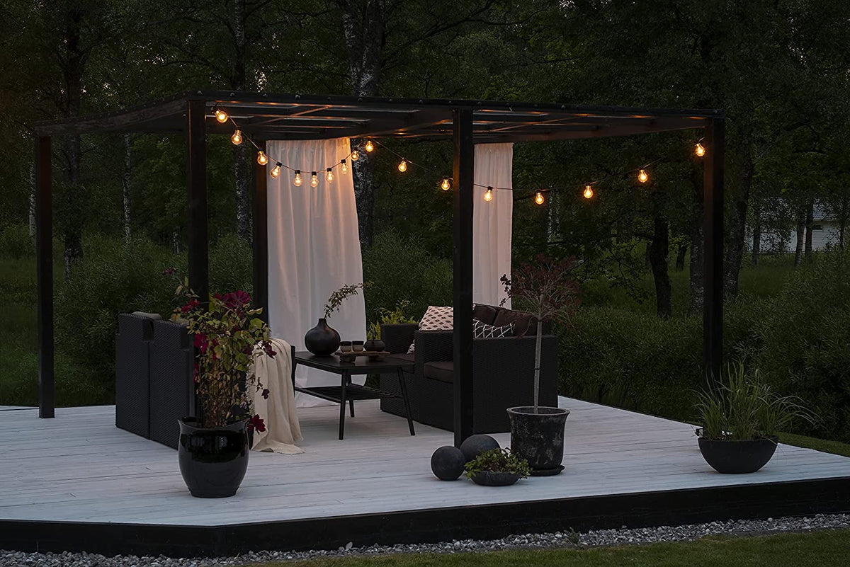 LED Biergartenkette 20 kl. Birnen 2379-800