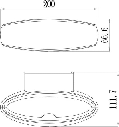 Deko-Light Beid 9,3W dunkelgrau
