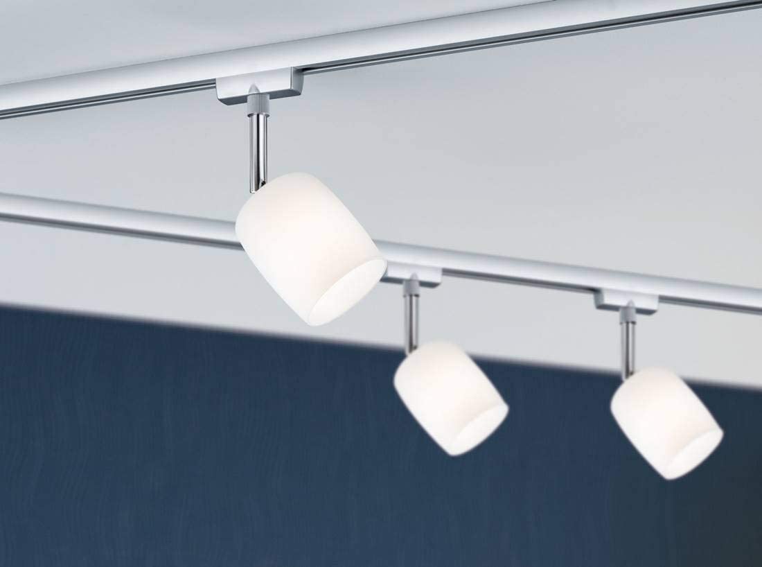 Paulmann URail System Spot Blossom max. 1x10W G9 Chrom matt/Satin 230V Metall/Glas